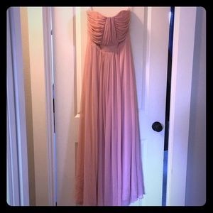 Blush pink bridesmaids dress, worn once!